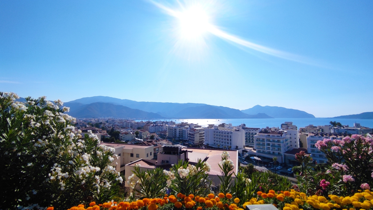 The hottest day of the year in marmaris