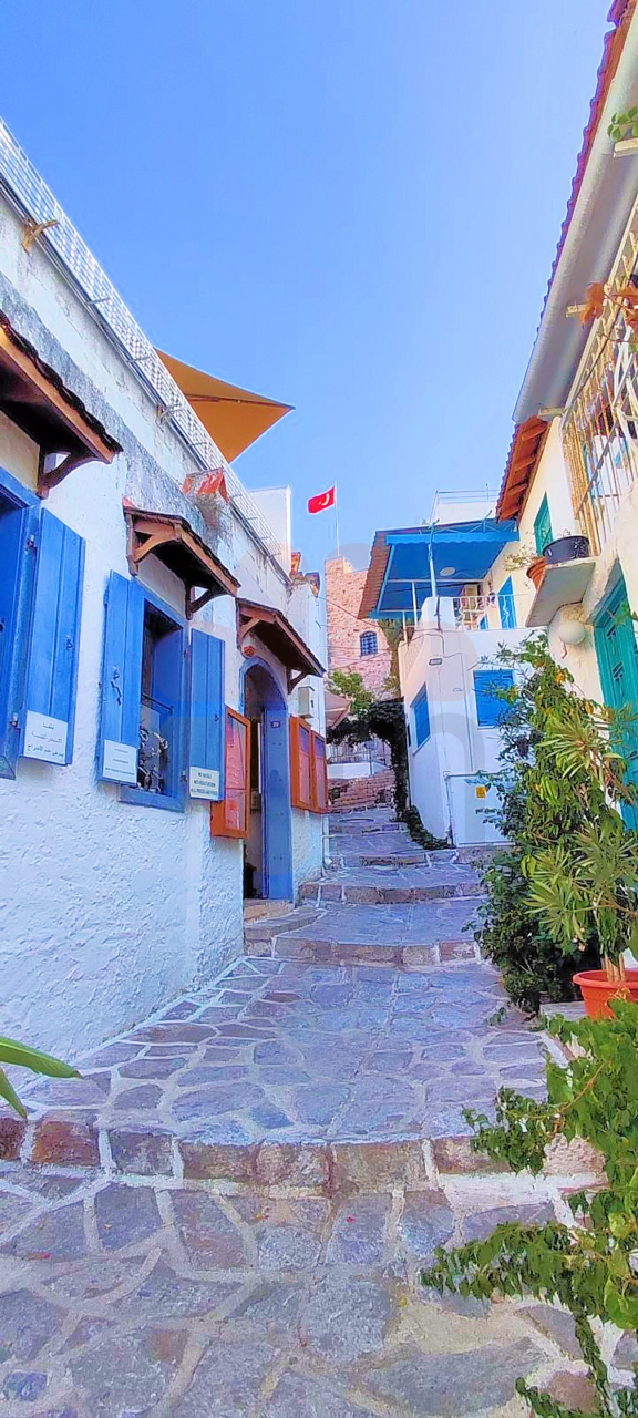 Marmaris castle and old town